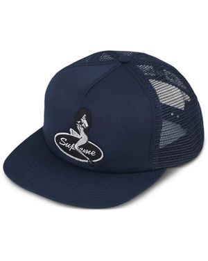 Supreme Pinup Back 5-Panel Cap - Blue