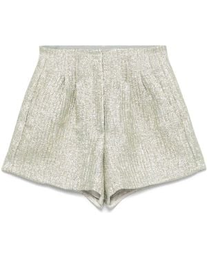 forte_forte Lurex Shorts - Natural