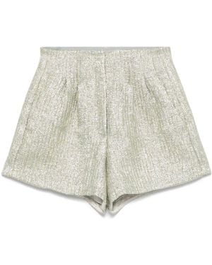 forte_forte Lurex Shorts - Natural