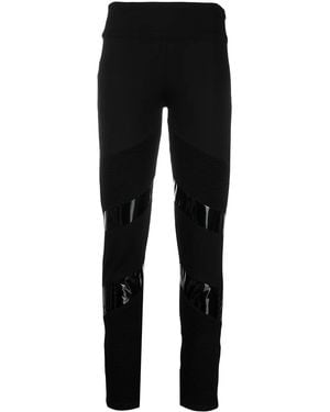 Philipp Plein Iconic Biker Jogging Leggings - Black