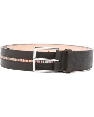 Paul Smith Gürteltasche mit Streifen - Weiß