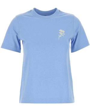 Burberry Top de burbujas azul cerúleas de para mujeres