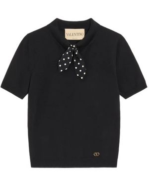 Valentino Garavani Knit Top - Black