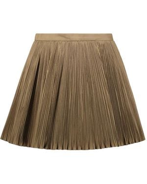 RED Valentino Pleated Skort - Natural