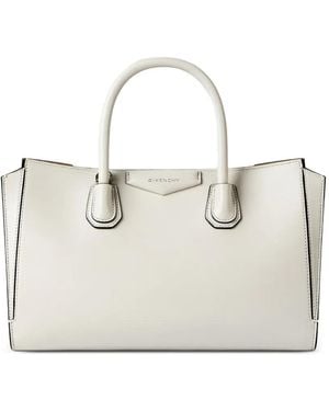 Givenchy Bolso Shopper Antigona Catchall Pequeño De Piel - Blanco