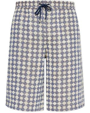 Amiri Shorts mit geometrischem Muster - Grau