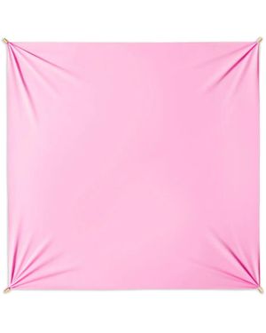 Korobeynikov Squrare-frame Scarf - Pink