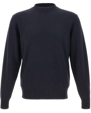 FILIPPO DE LAURENTIIS Crew-Neck Jumper - Blue