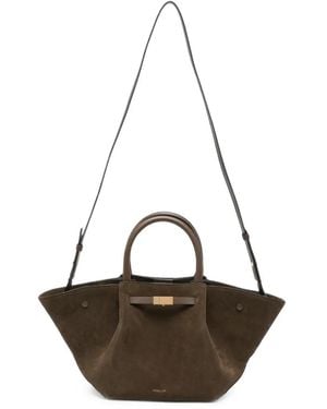 DeMellier Medium New York Suede Tote Bag - Natural