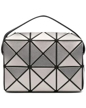 Issey Miyake Cuboid Tote Bag Mit Geometrischen Einsätzen - Grau