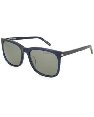 Saint Laurent Square-Frame Sunglasses - Metallic