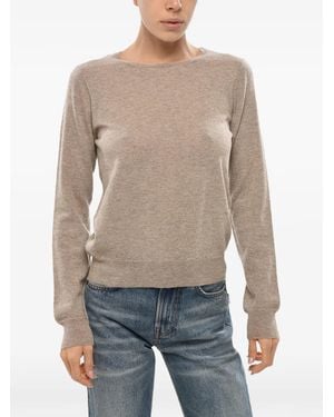 Malo Jersey Con Cuello Redondo - Gris