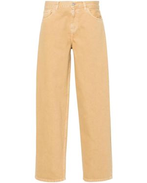 Carhartt Jeans Taglio Comodo Brandon Con Vita Media - Neutro