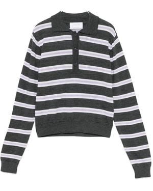 Daniele Fiesoli Striped Polo-Shirt - Black