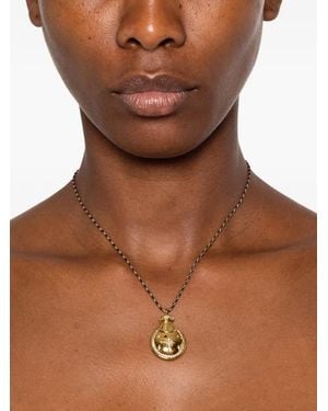 Mya Bay Fragrance Star-Motif Pendant Necklace - Brown