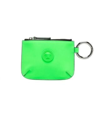 Versace Portafoglio Con Portachiavi Piccolo - Verde