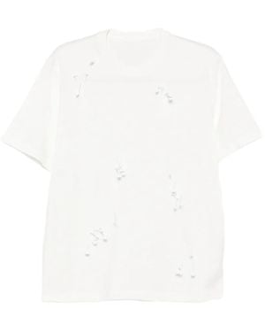 JNBY 3D Flower Cotton T-Shirt - White