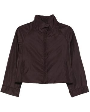 Susanne Bommer Giacca Crop - Marrone