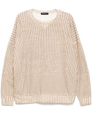 Undercover Gebreide Trui Met Print - Naturel