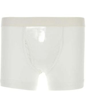 Tom Ford Logo-Waistband Boxers - White