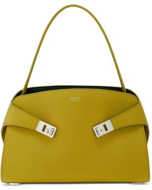 Ferragamo Hug Schultertasche - Gelb