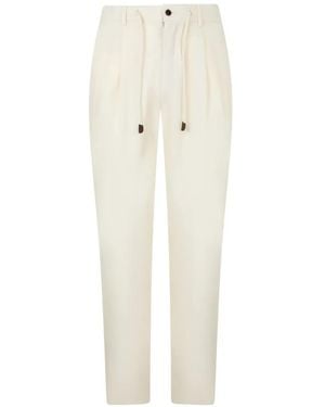 Moorer Anton Pants - White