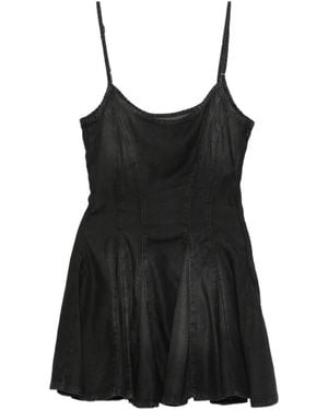 DIESEL Denim Mini Dress - Black