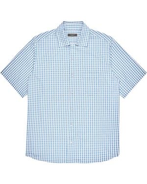 Glanshirt Checked Shirt - Blue
