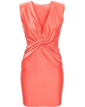 Amen Minikleid Mit Knoten - Rot