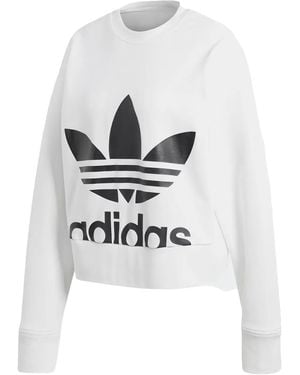adidas Trefoil Sweatshirt - White
