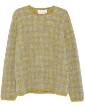 Amaranto Pull En Maille Brossée - Green