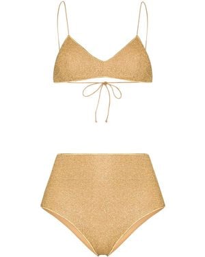 Oséree Lumière Two-Piece Bikini - Metallic