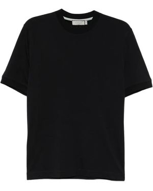 Canali T-Shirt aus Wolle - Schwarz