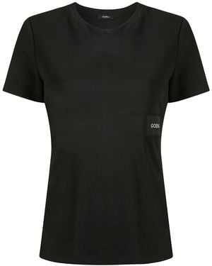 Goen.J Logo Patch T-Shirt - Black