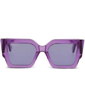 Off-White c/o Virgil Abloh Gafas de sol con montura cuadrada - Morado