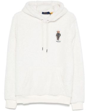 Polo Ralph Lauren Polo Bear-Motif Hoodie - White