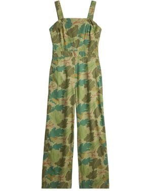 RRL Mono largo con motivo militar - Verde