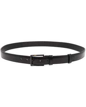 Montblanc Textured-Finish Buckle-Fastening Belt - White