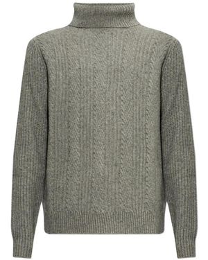 Bogner Pull Eros Torsadé À Col Roulé - Grey