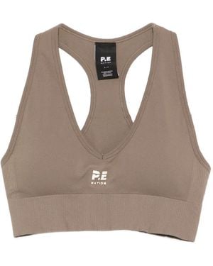 P.E Nation シームレス スポーツブラ - ナチュラル