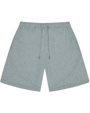 BROKEN PLANET Short Market À Broderies - Bleu