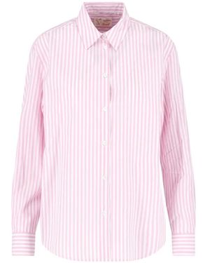 MC2 Saint Barth 100% Cotton Button-Front Shirt - Pink