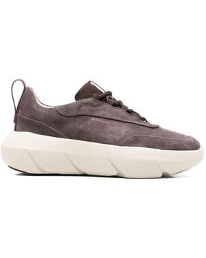 Alexander Smith Chunky-Sole Suede Sneakers - Brown