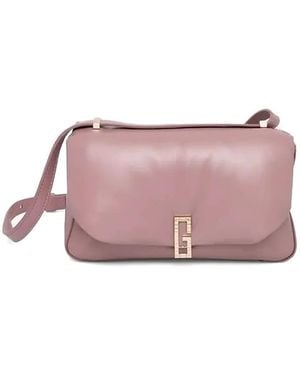 Guess Gロゴ サッチェルバッグ - ピンク