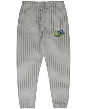 DENIM TEARS Harlem Okras Pinstripe Track Pants - Grey