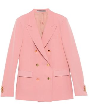 Tagliatore Double-Breasted-Button Dress - Pink