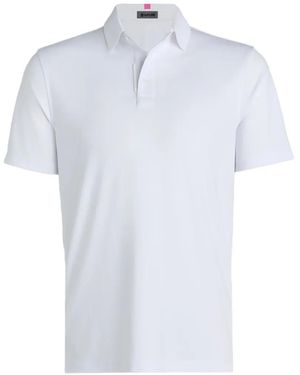 G/FORE Stripe-Detail Short-Sleeve Polo Shirt - White