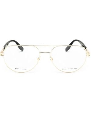 Marc Jacobs Pilot-Frame Glasses - Natural