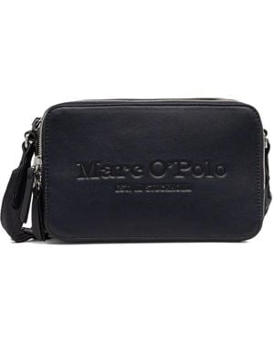 Marc O' Polo Embossed-Logo Zip Bag - Black