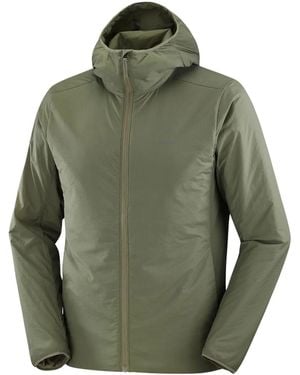 Salomon Hooded Zip-Up Jacket - Green